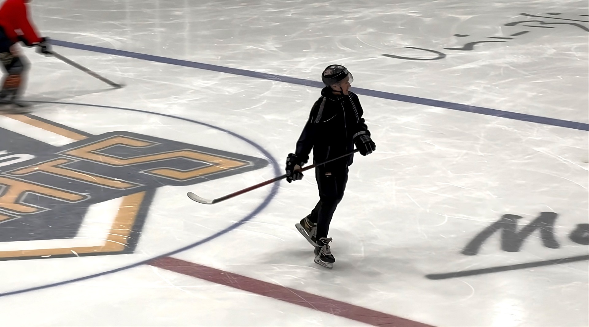 Warming up.