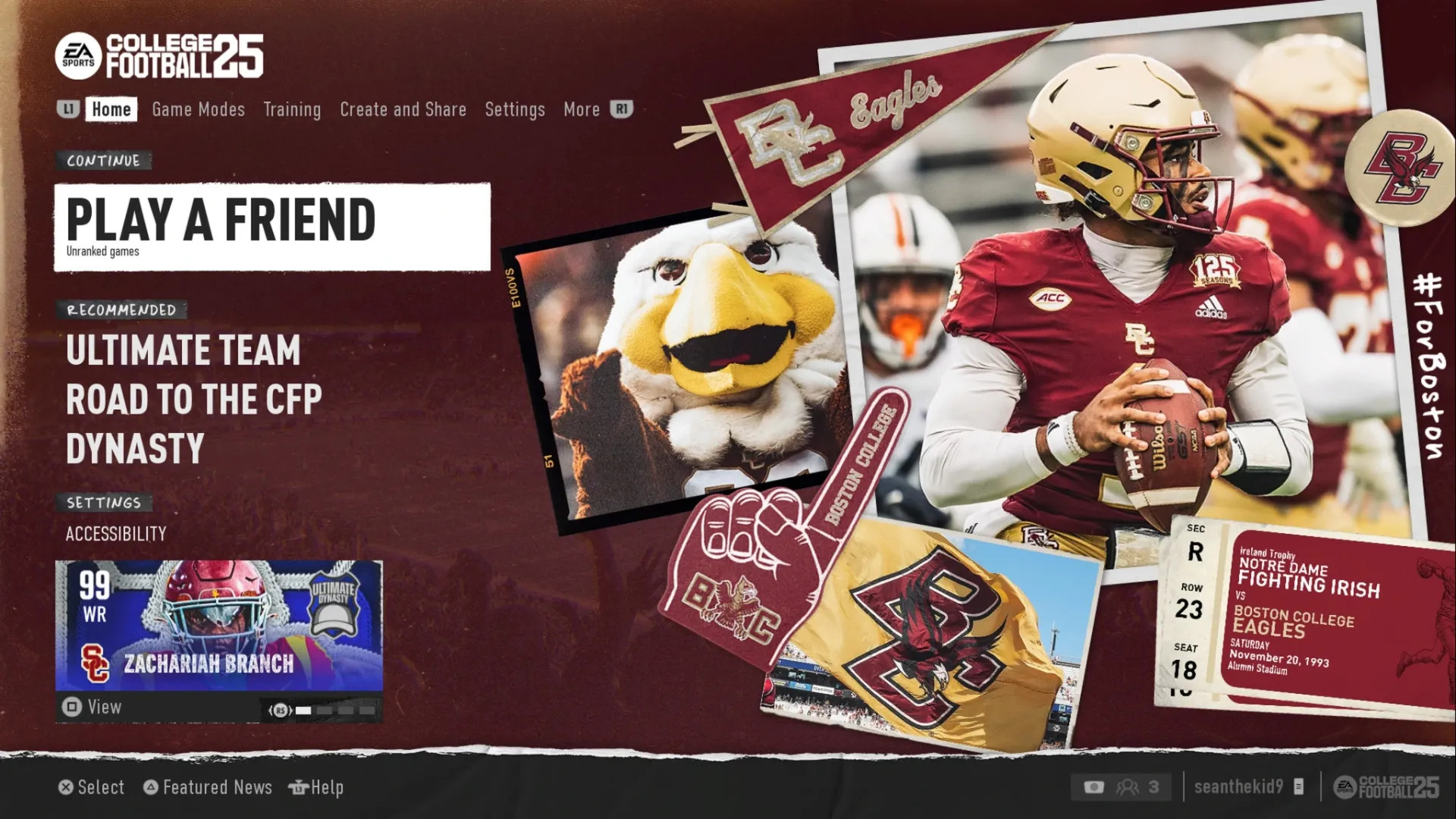 CFB25 Menus